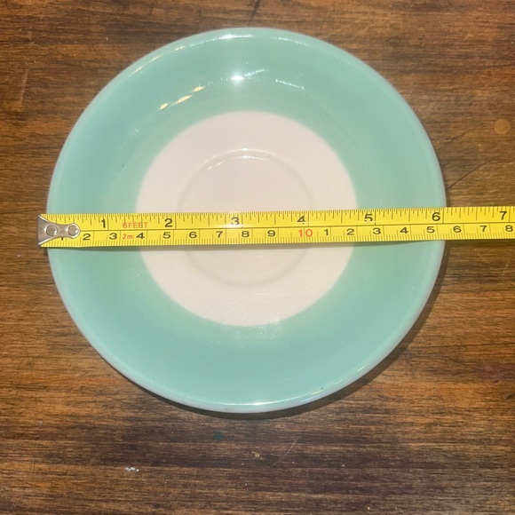 Vintage Jackson China Green Restaurant Ware Teacup Coffee Cup & Saucer 1950s MCM - Picture 5 of 8